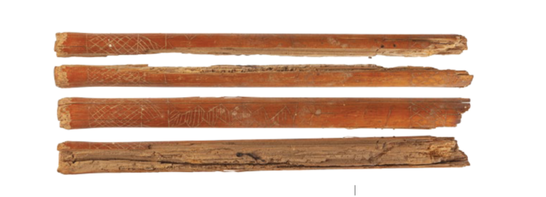 Mysterious 3,700-Year-Old Decorated Reed Revealed in Judaean Desert Cave