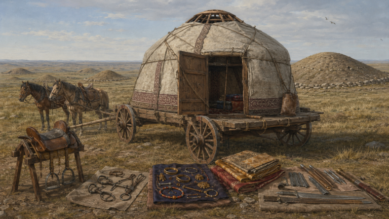 Unique Medieval ‘House on Wheels’ from the Kimak Khaganate Unearthed in Kazakhstan