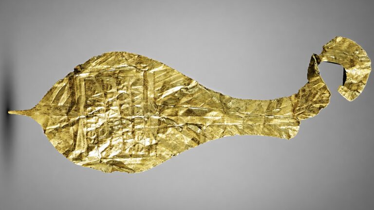 Inscribed Gold Plaque Provides First Evidence of Jupiter Dolichenus Cult at Roman Fort in Georgia