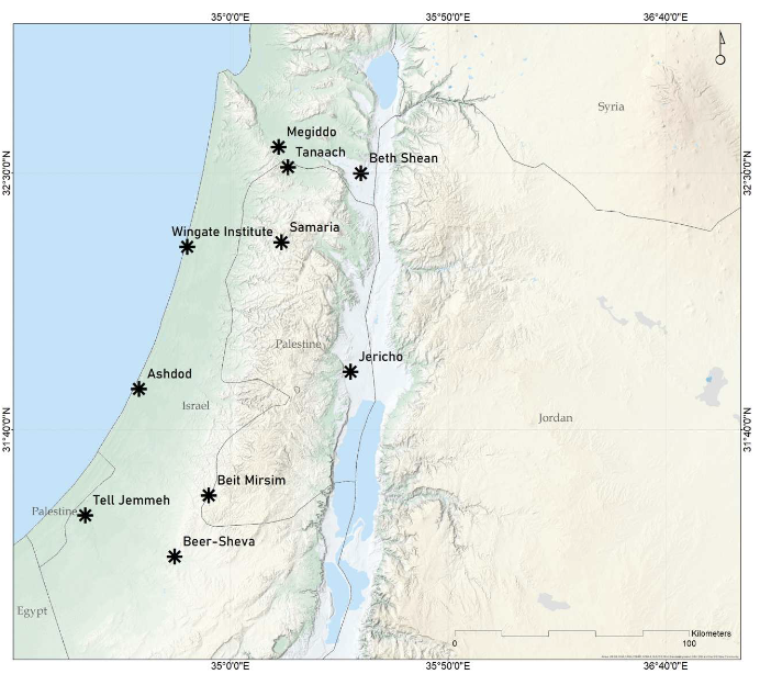 Map of sites with cuneiform and pseudo-cuneiform cylinder seals discussed in the text (illustration by Lenka Starková). Credit: Mynářová, J. (2026)