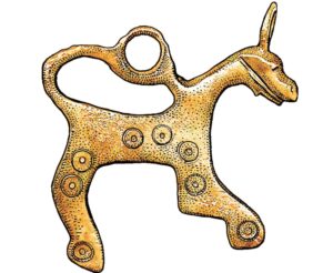 Archaeologists Find a 1,000-Year-Old Amulet Depicting a Fantastical Beast