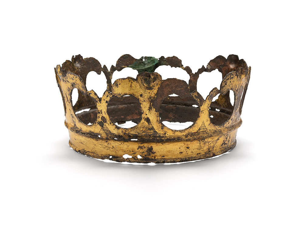 The funerary crown of Alexander Jagiellon, King of Poland and Grand Duke of Lithuania. Credit: G. Čiuželis - Bažnytinio Paveldo Muziejus