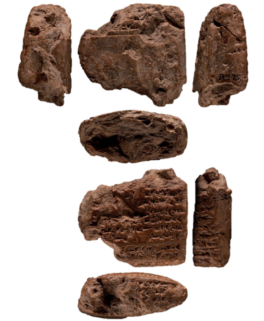 
Image of the tablet Rm 75. Credit: Trustees of the British Museum, Edmonds & Frahm, 2026