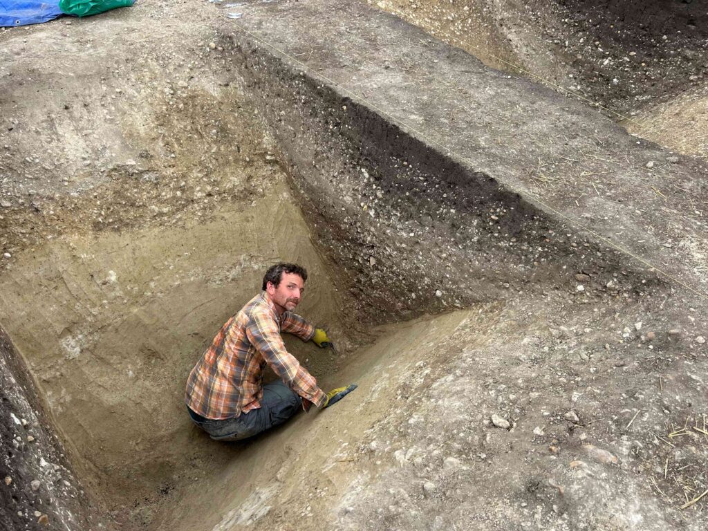 The monument, located in the Nymburk region of Central Bohemia, measured about 230 meters across and was surrounded by a ditch more than 2.5 meters deep. Credit: University of West Bohemia