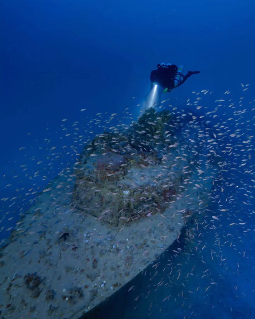 The wreck is LS 6, a 12.5-metre Leichte Schnellboot, or “light fast boat,” built for Nazi Germany’s Kriegsmarine. Credit: AegeanTec - Marinos Giourgas 