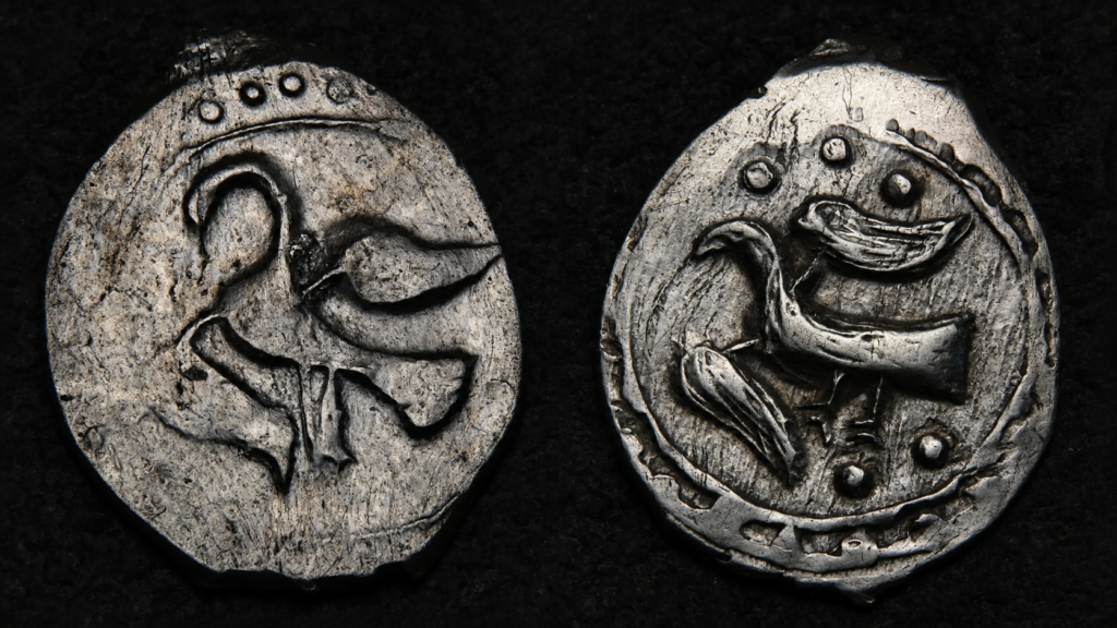 Various types of Kolomna coins from the first quarter of the 15th century. Credit: Institute of Archaeology of the Russian Academy of Sciences