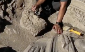 1,800-Year-Old Statue of Asklepios, God of Healing, Discovered at Aspendos Ancient City in Türkiye