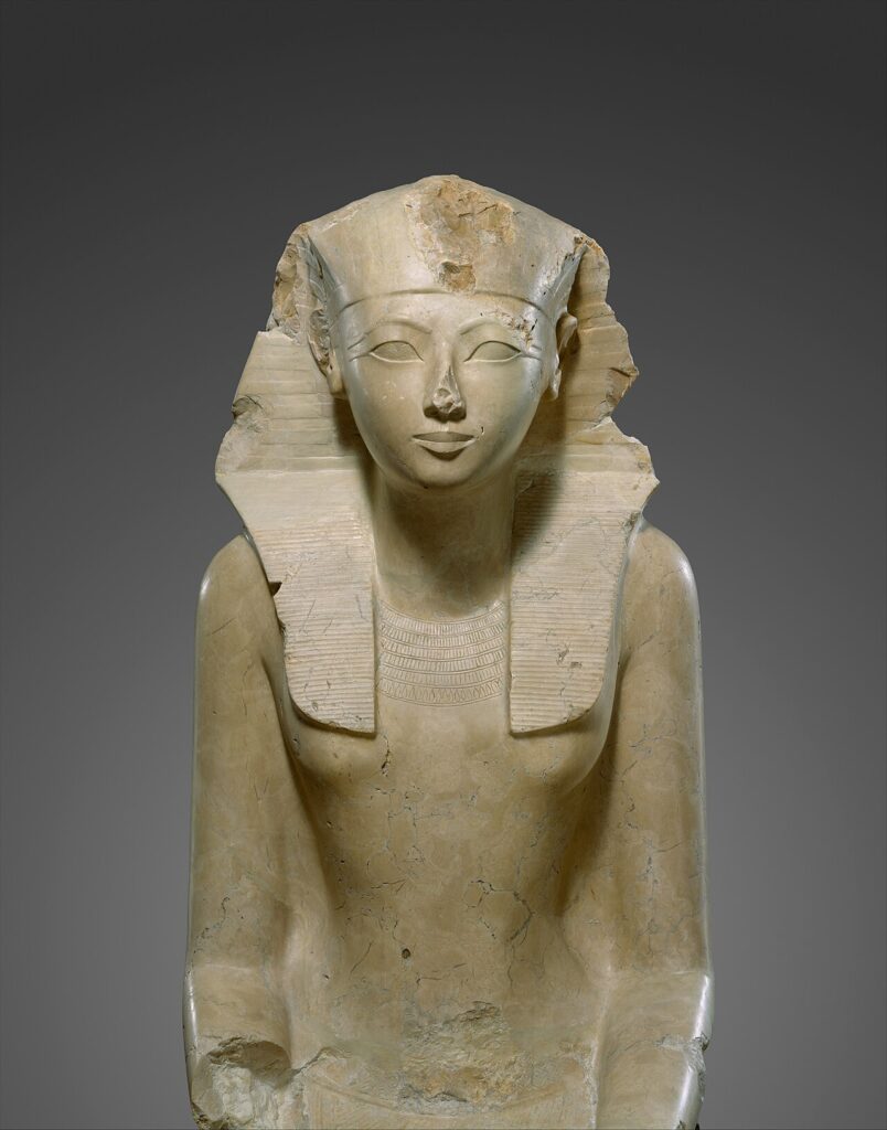 Statue of Hatshepsut on display at the Metropolitan Museum of Art. Credit: Public Domain
