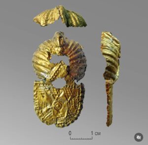 1,500-Year-Old ‘Golden Shoes’ Found in Elite Woman’s Grave Near Ancient Caspian Trade Hub