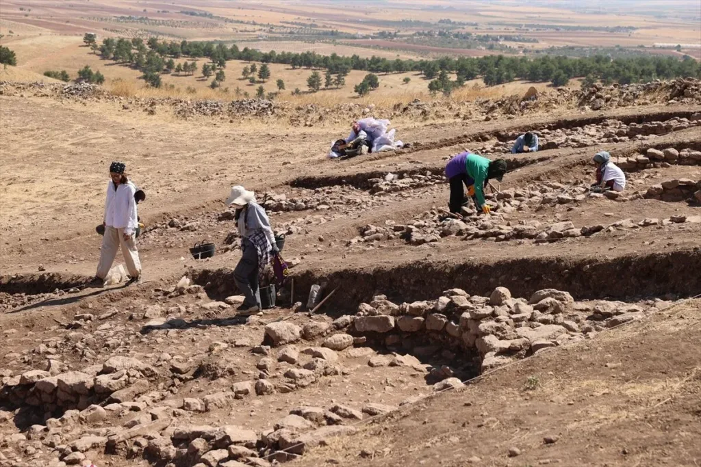 The newly uncovered rectangular buildings are still at an early stage of excavation, and their floors have yet to reveal their full archaeological record. Credit: Müslüm Etgü / AA