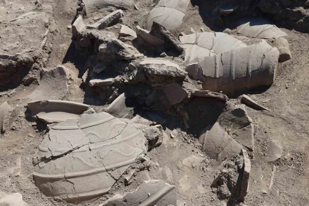 Excavations at Salkaya have uncovered a Late Roman and Early Byzantine villa, a church or chapel, a bath complex, a grain storage facility.  Credit: İHA
