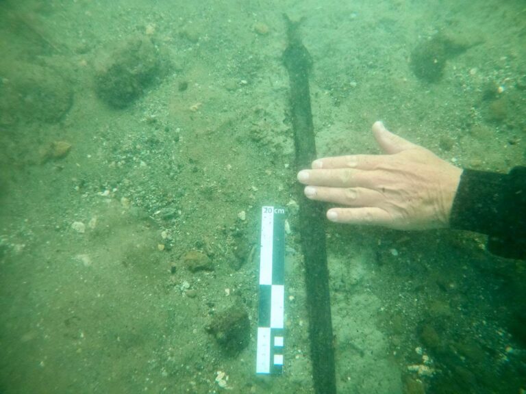 Third Bronze Age Sword Found Beneath Italy’s Lake Mezzano Deepens an Archaeological Mystery