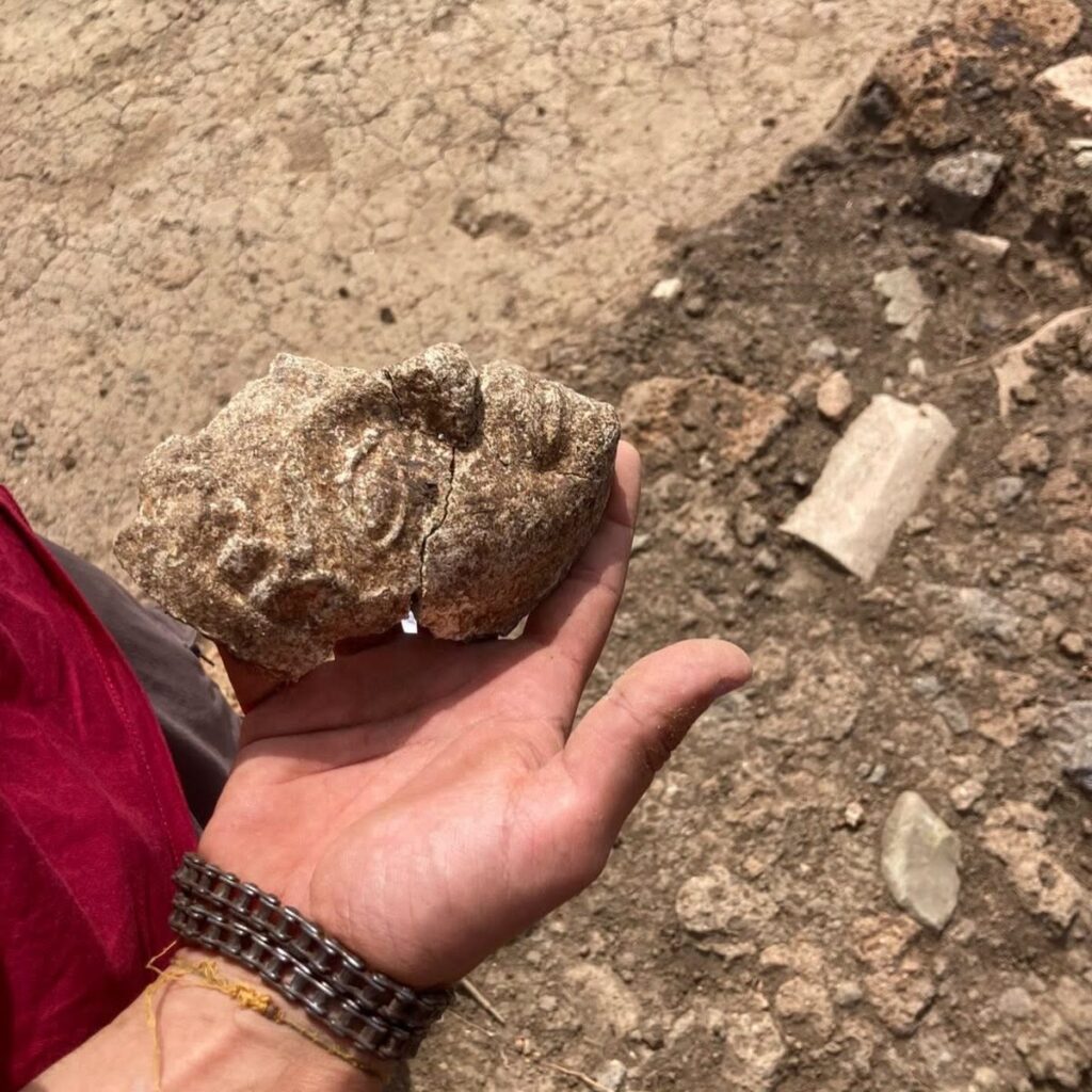 Face of Etruscan Goddess Uni Found at Her 2,500-Year-Old Temple in Italy