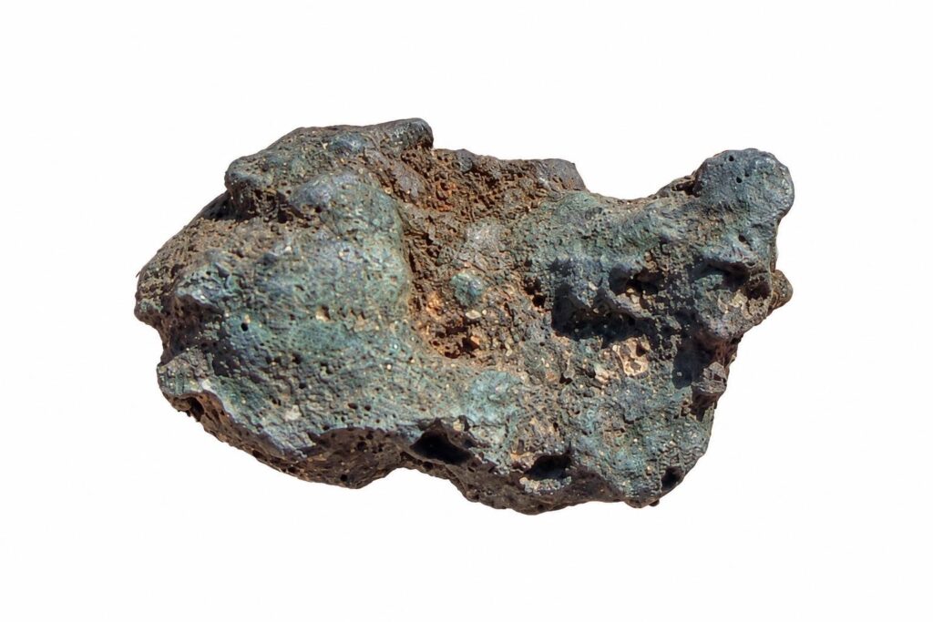 Metal object recovered from the 2026 excavations at Corent, where archaeologists uncovered a large Gallic coin-production complex. 