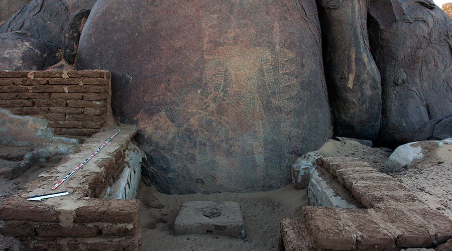 Life-Size Petroglyph of a Mysterious Ruler Lies Inside a Church Linked to Curses