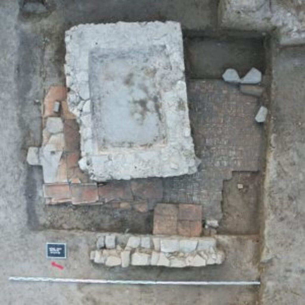 Roman floors uncovered at Novae.