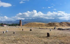 Unknown Turkic Stone Sculpture Found Beside Nine Ancient Enclosures in Kyrgyzstan