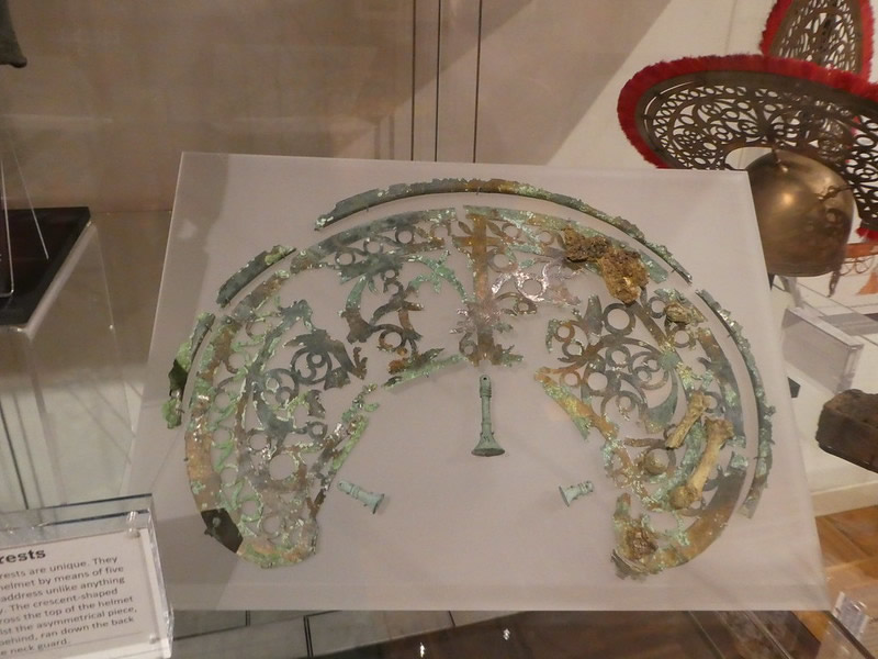 Openwork bronze decoration from the helmet of the North Bersted warrior
