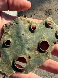 800-Year-Old Gilded Cross and Chain mail Discovered in Medieval Church