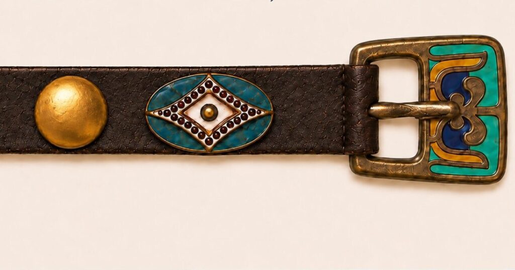 1,800-Year-Old Enameled Belt Ornaments Discovered in Ukrainian Forest