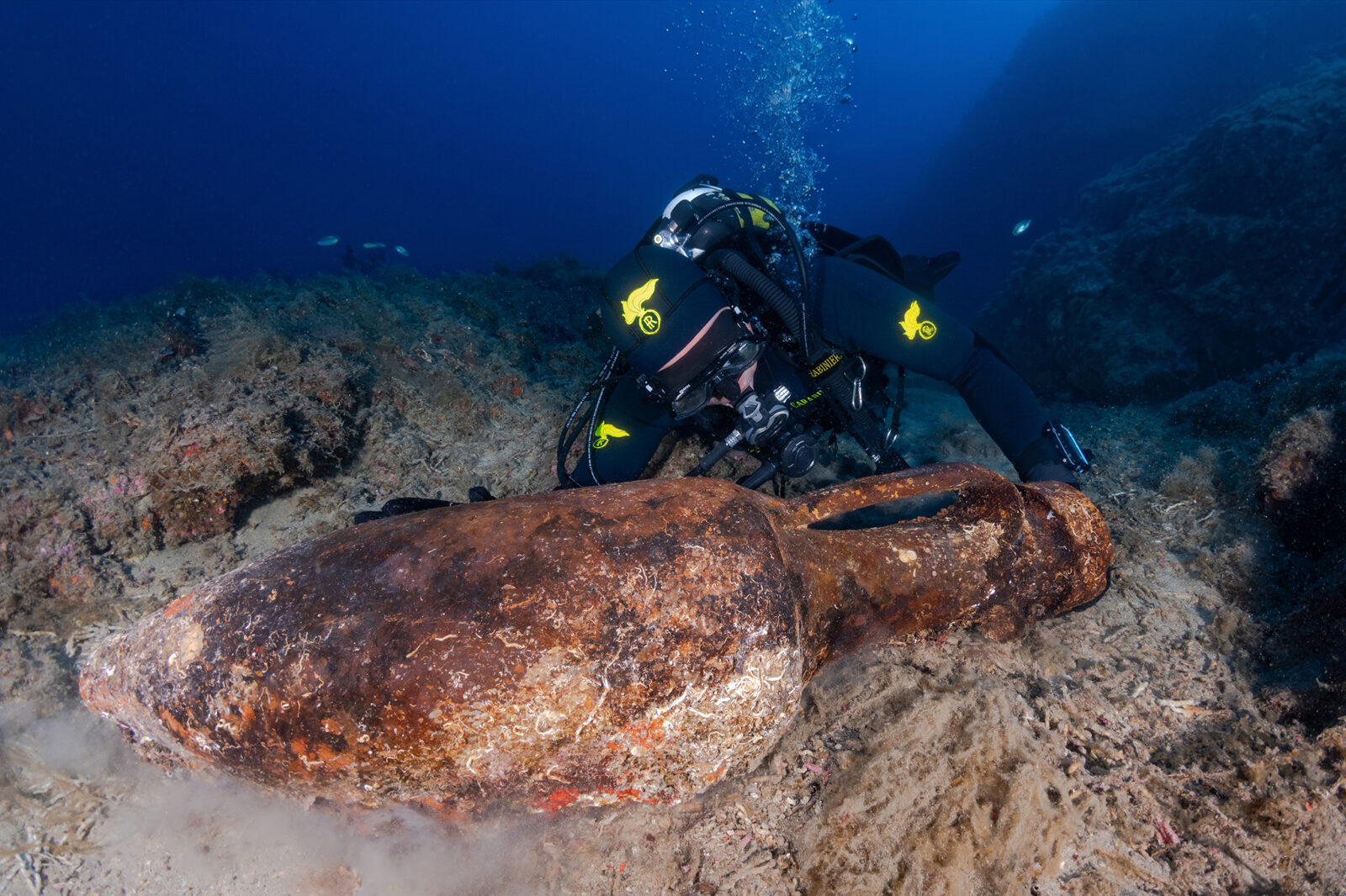 Roman Ghost Shipwreck Rediscovered Off Italy After 67 Years with Ancient Wine Amphorae