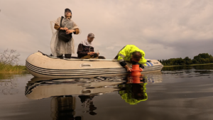 Latvia’s First Underwater Excavation Reveals Unusual Settlement and Up to 11,000-Year-Old Fishing Spear