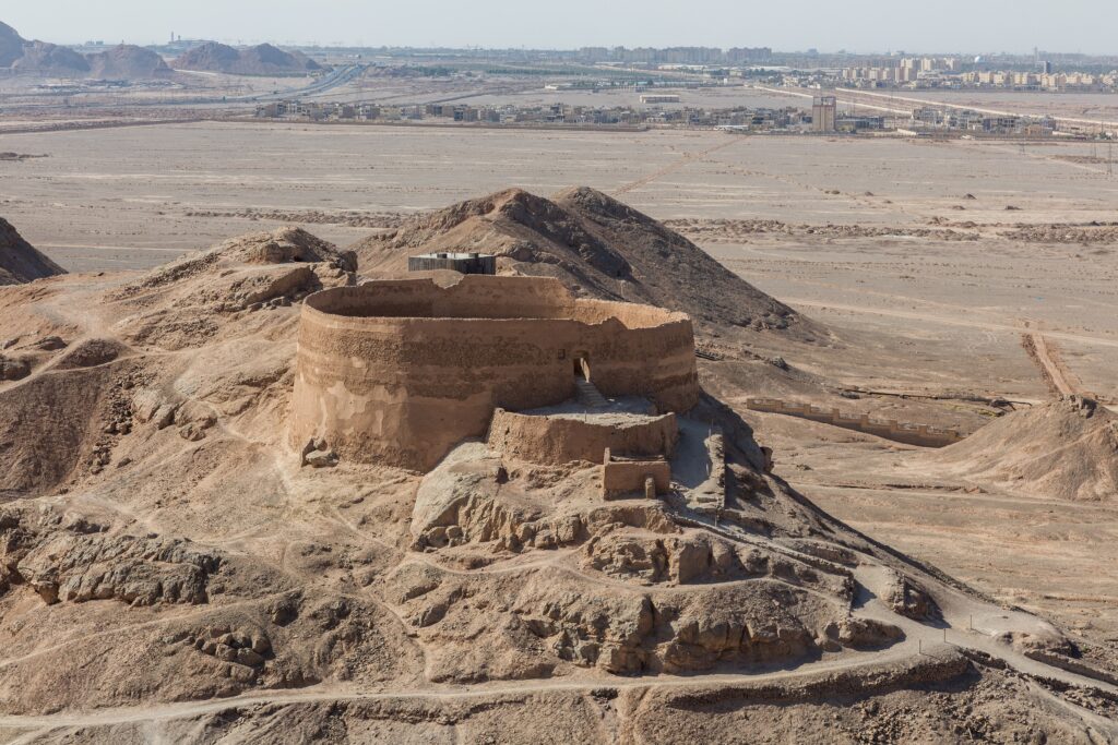 Yazd Tower of Silence, Iran.